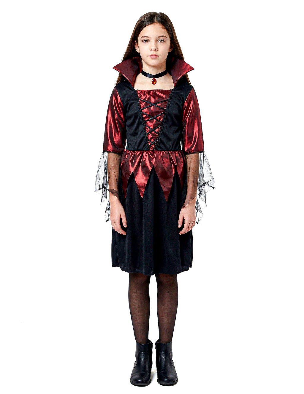 Pack vampire satiné fille Halloween — photo des articles