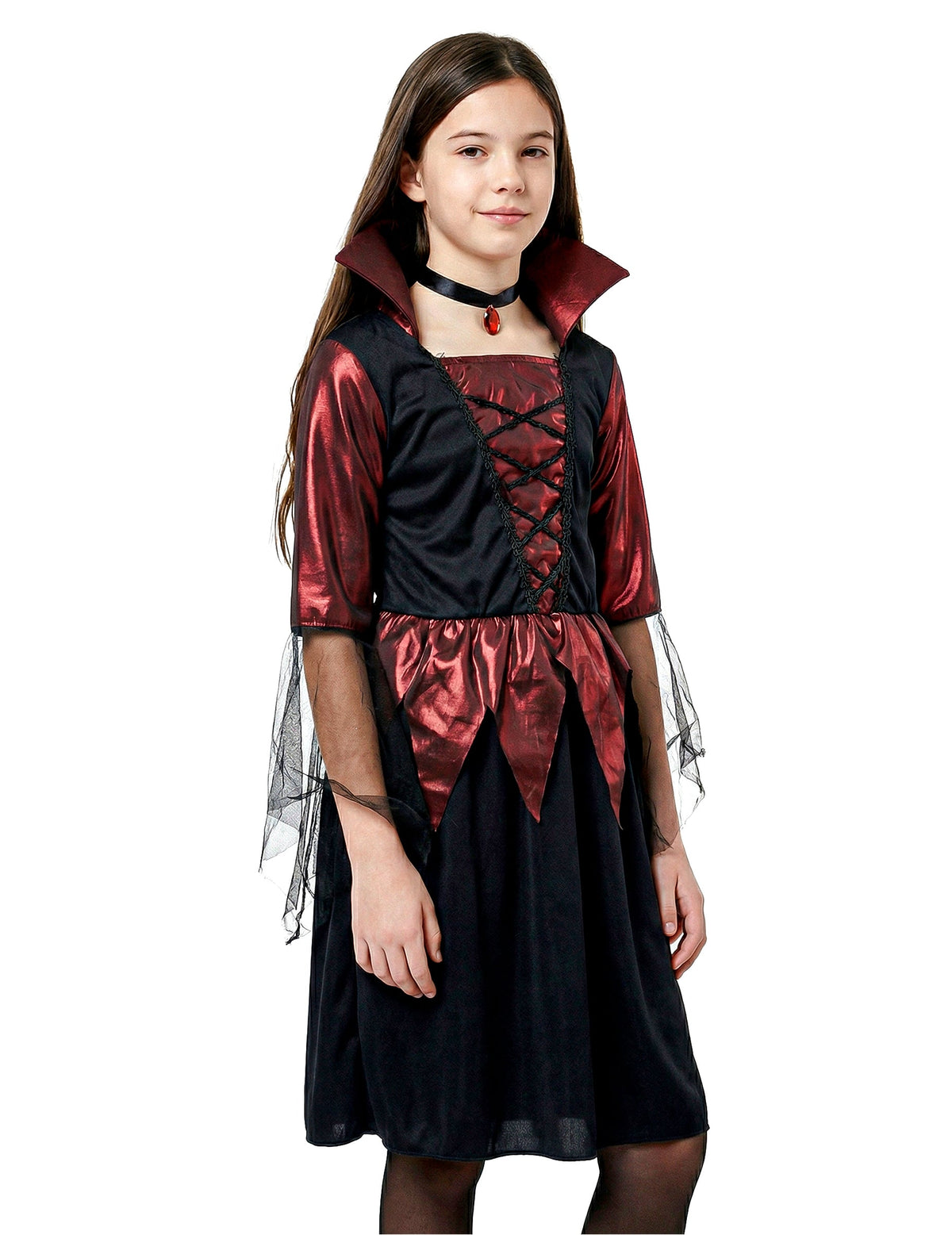 Pack vampire satiné fille Halloween — photo des articles