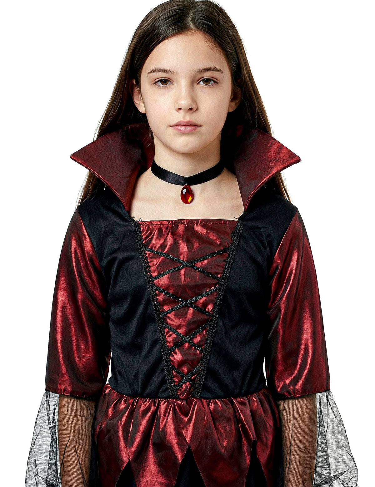 Pack vampire satiné fille Halloween — photo des articles