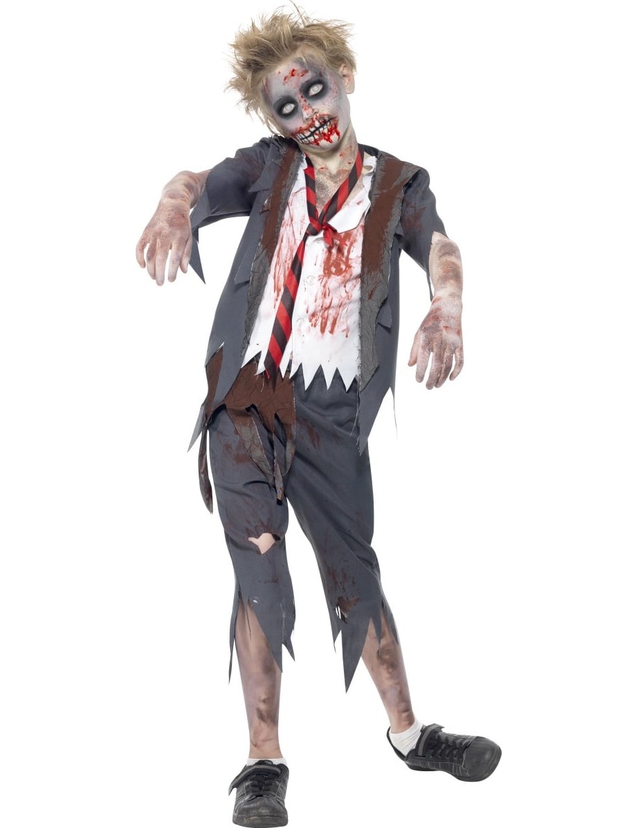 Pack zombie écolier garçon Halloween — photo des articles