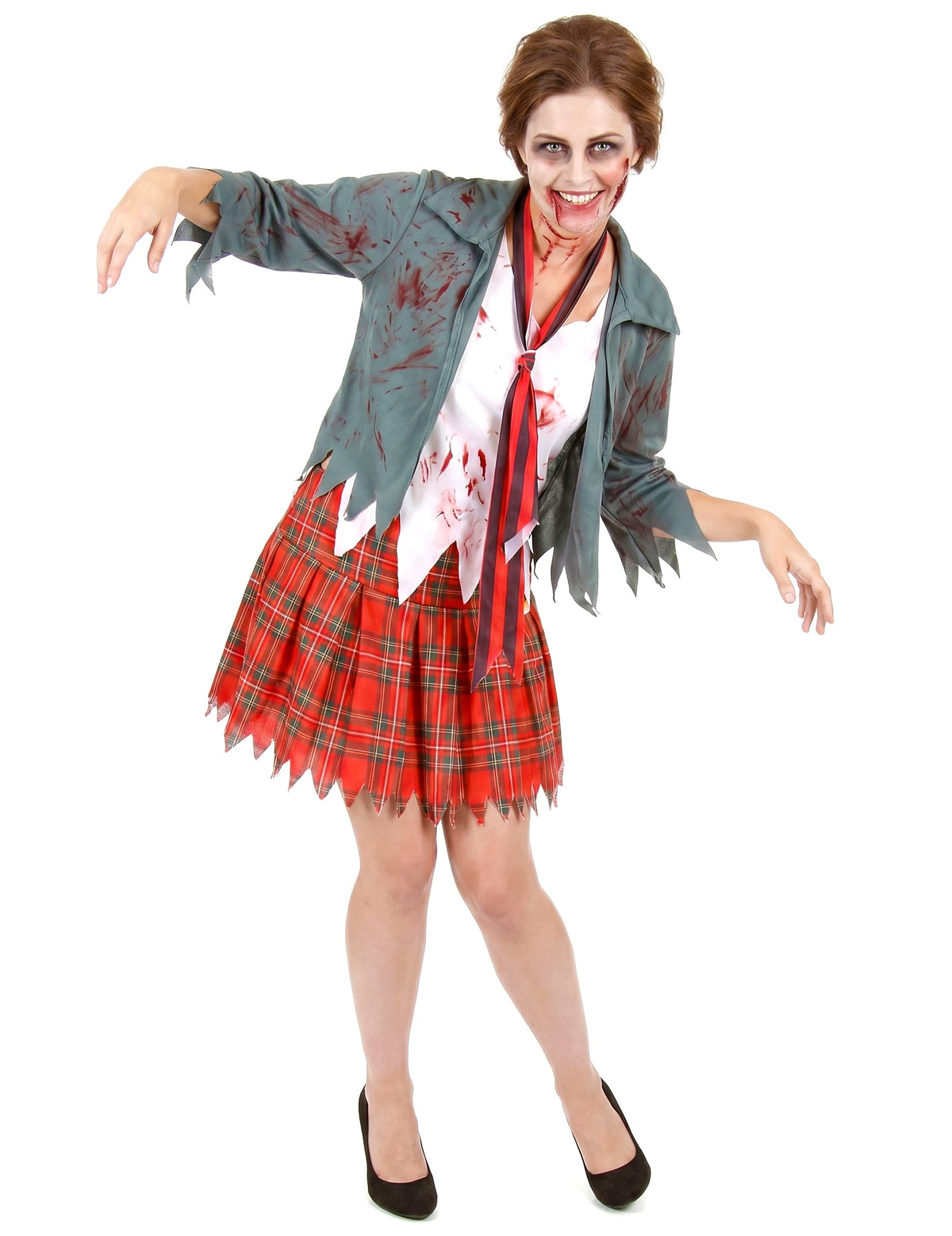 Pack zombie écolière femme Halloween — photo des articles