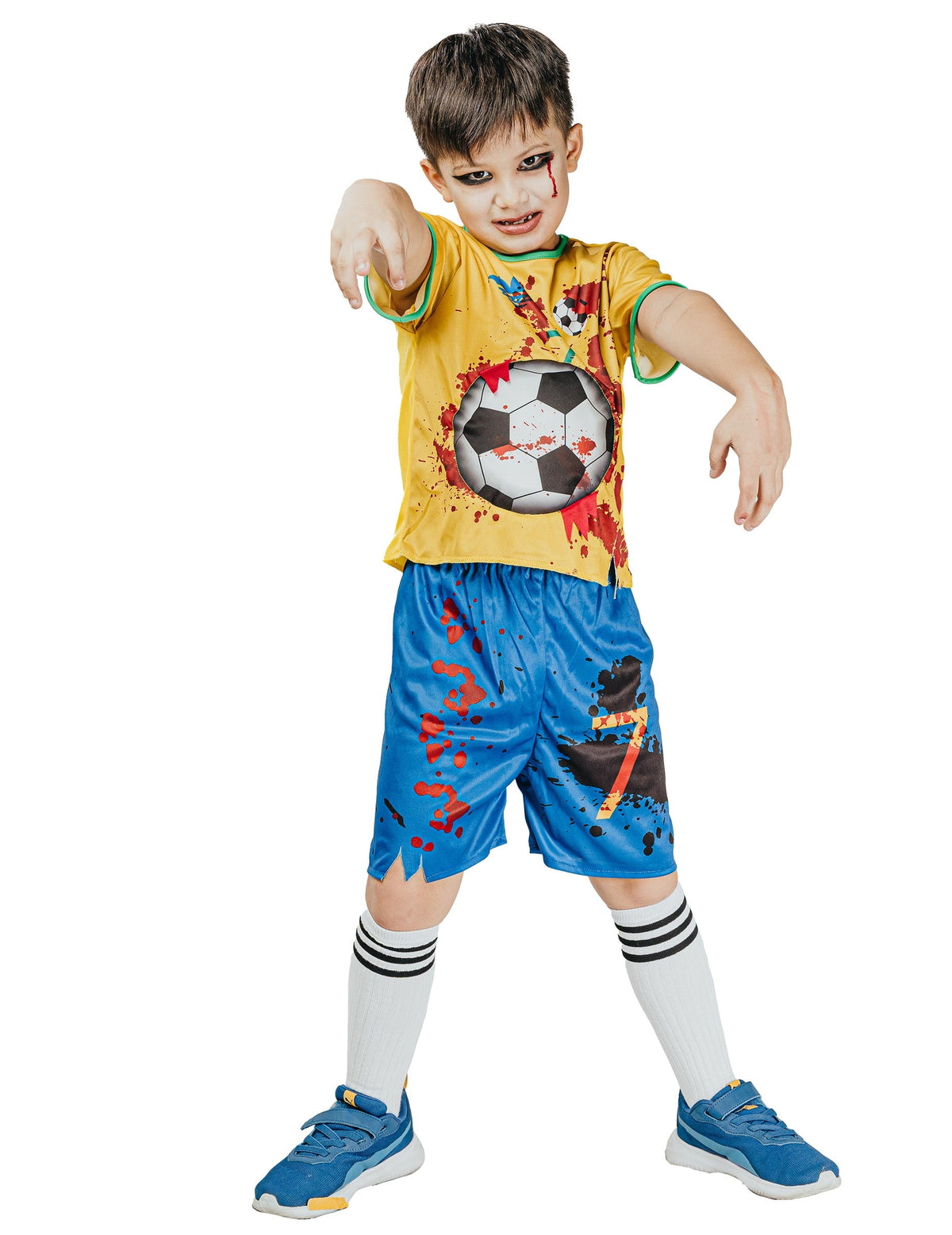 Pack zombie joueur de foot enfant — photo des articles