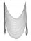 Drap gris d'Halloween 180 x 75 cm