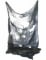 Drap gris d'Halloween 180 x 75 cm