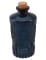 Fiole en verre bleu nuit 13,5 cm