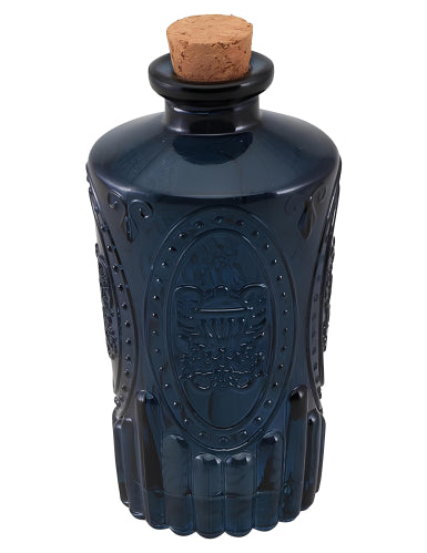 Fiole en verre bleu nuit 13,5 cm