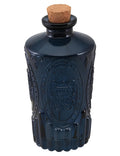 Fiole en verre bleu nuit 13,5 cm