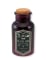 Fiole en verre violette potion Sour jar 13,5 cm
