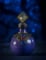 Flacon de potion violet en résine 16,5cm