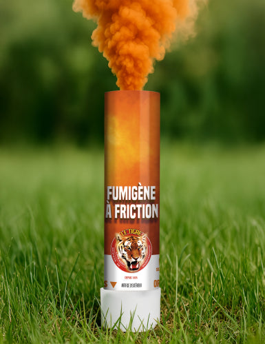 Fumigène à friction orange 1 minute