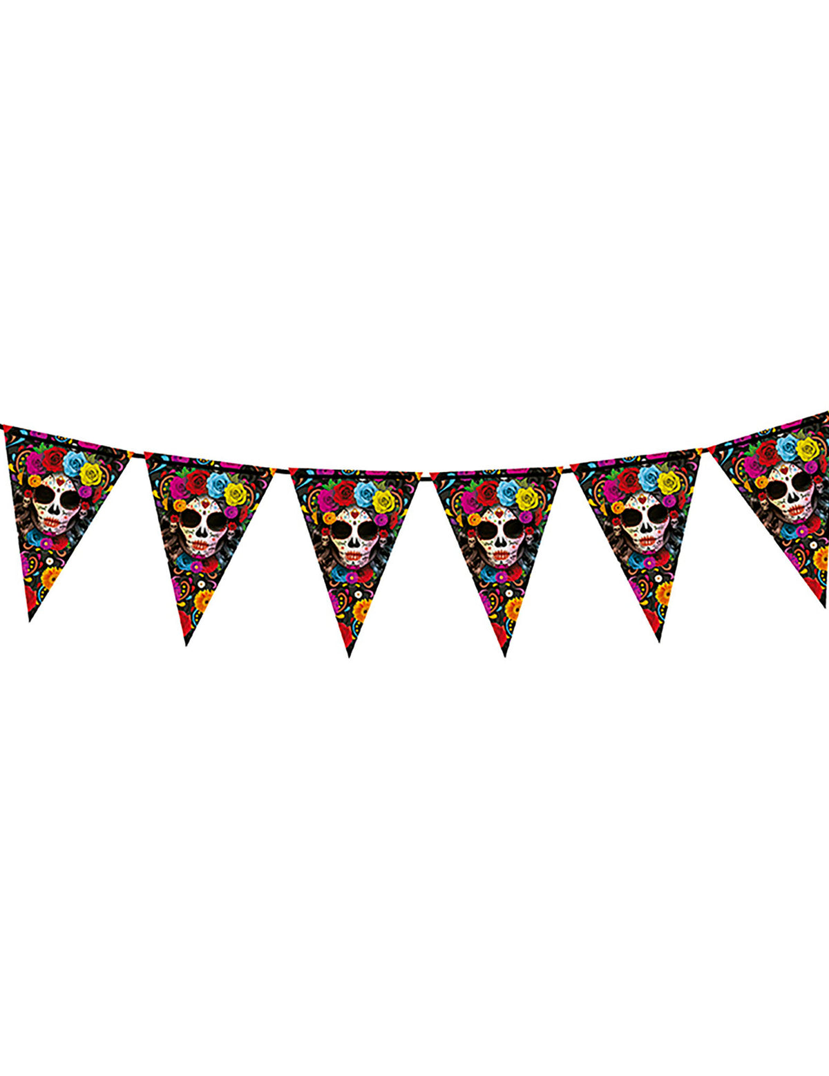 Guirlande à fanions Catrina Dia de los muertos