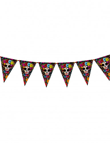 Guirlande à fanions Catrina Dia de los muertos