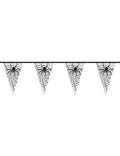 Guirlande araignée transparente Halloween 6 m