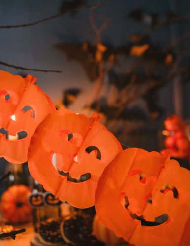Guirlande citrouilles Halloween 4 m
