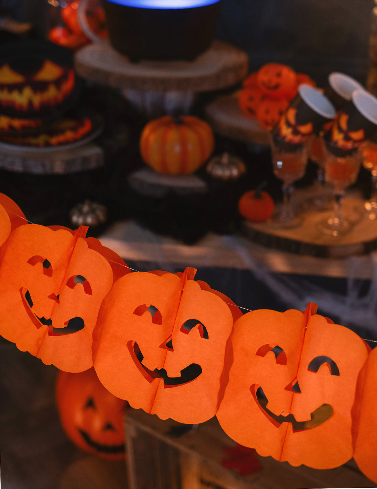 Guirlande citrouilles Halloween 4 m