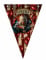 Guirlande en plastique clown d'Halloween 3 m