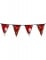 Guirlande en plastique Clown terrifiant 30 cm x 6 m