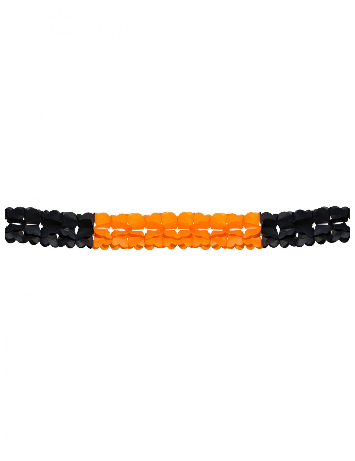 Guirlande orange et noir Halloween