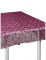 Nappe toile d'araignée rose et noire 147x147cm Halloween