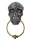 Heurtoir de porte tête de mort lumineux et sonore 27cm