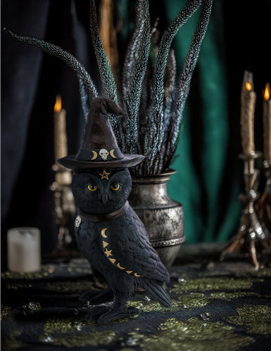 Hibou de sorcier occulte 31 cm
