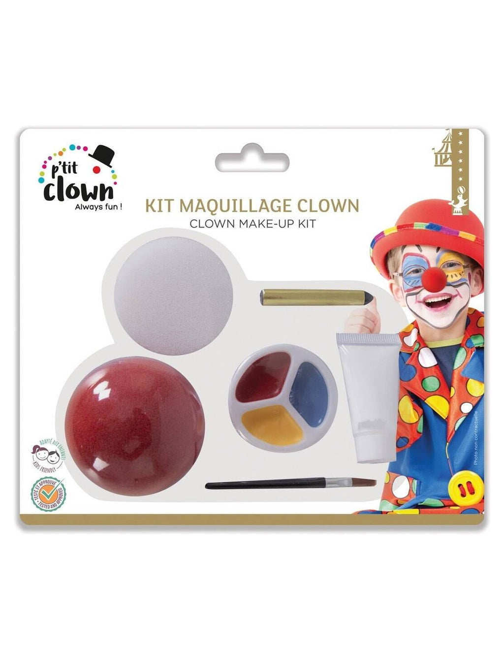 Pack clown coloré Halloween garçon — photo des articles