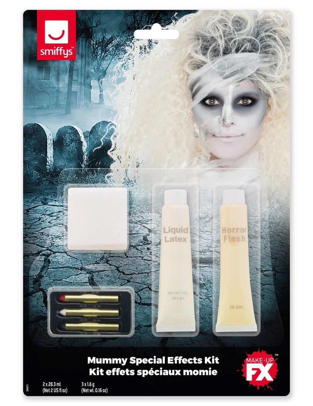 Pack momie blanche adulte — photo des articles