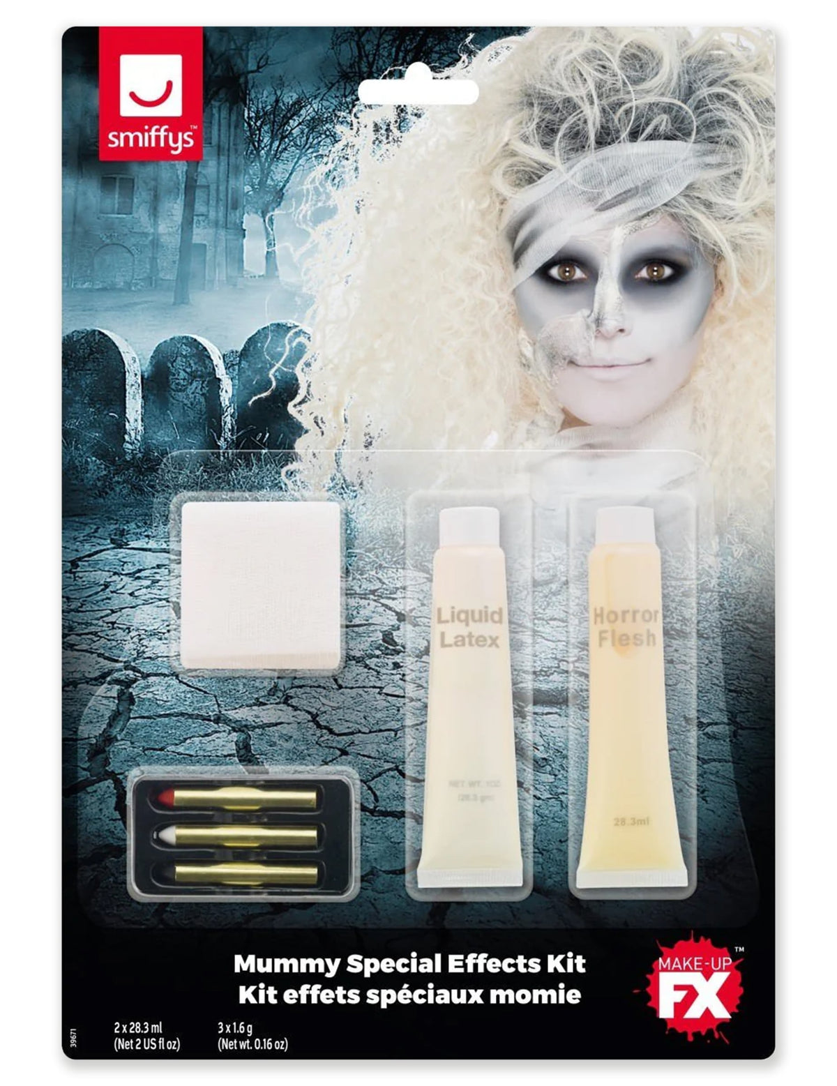Pack momie blanche adulte — photo des articles