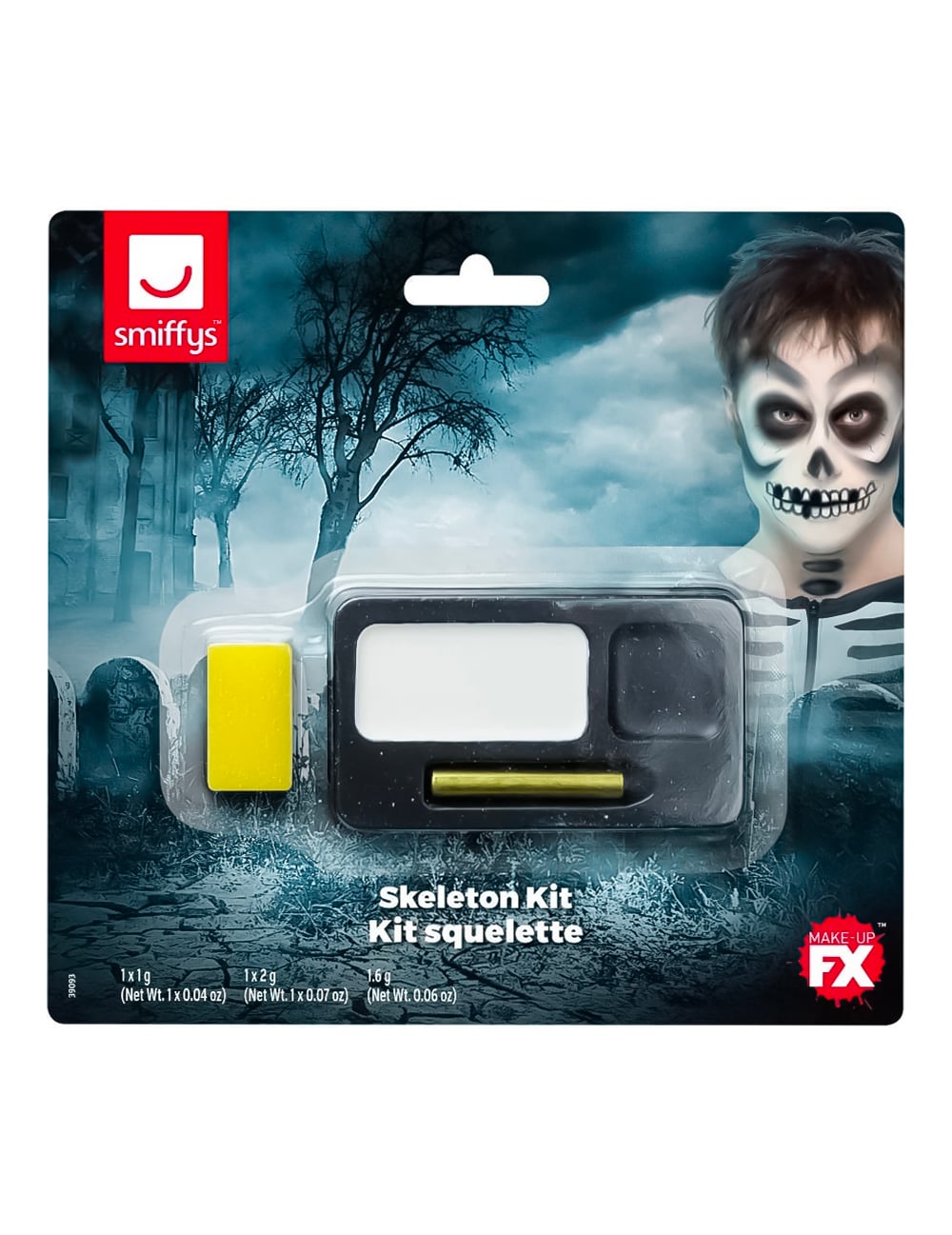 Pack noir squelette homme grande taille Halloween — photo des articles