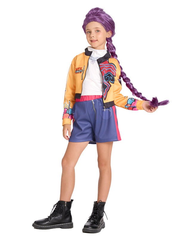 Pack héroïne K-pop fantastique short fille — illustration du pack
