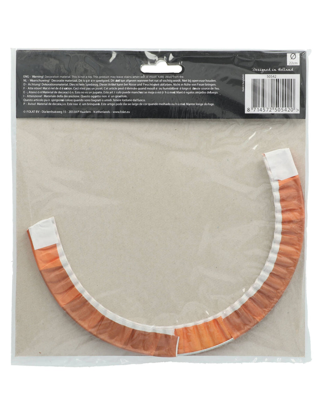Lanterne citrouille Halloween 22 cm