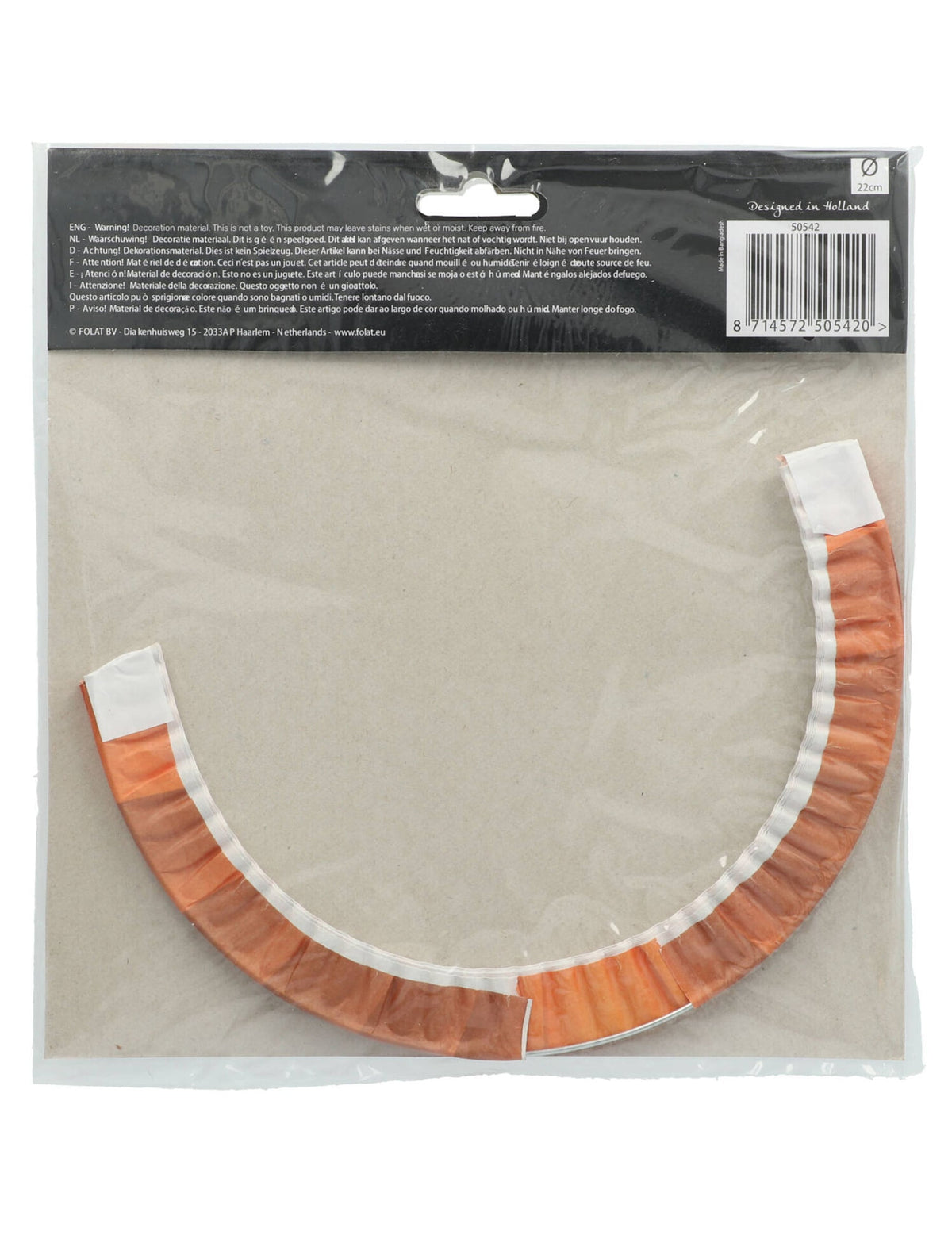 Lanterne citrouille Halloween 22 cm