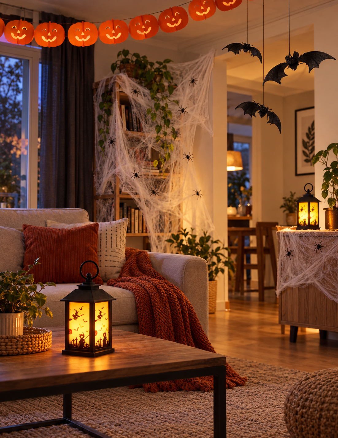 Pack décoration Maison Halloween — mise en situation illustrative