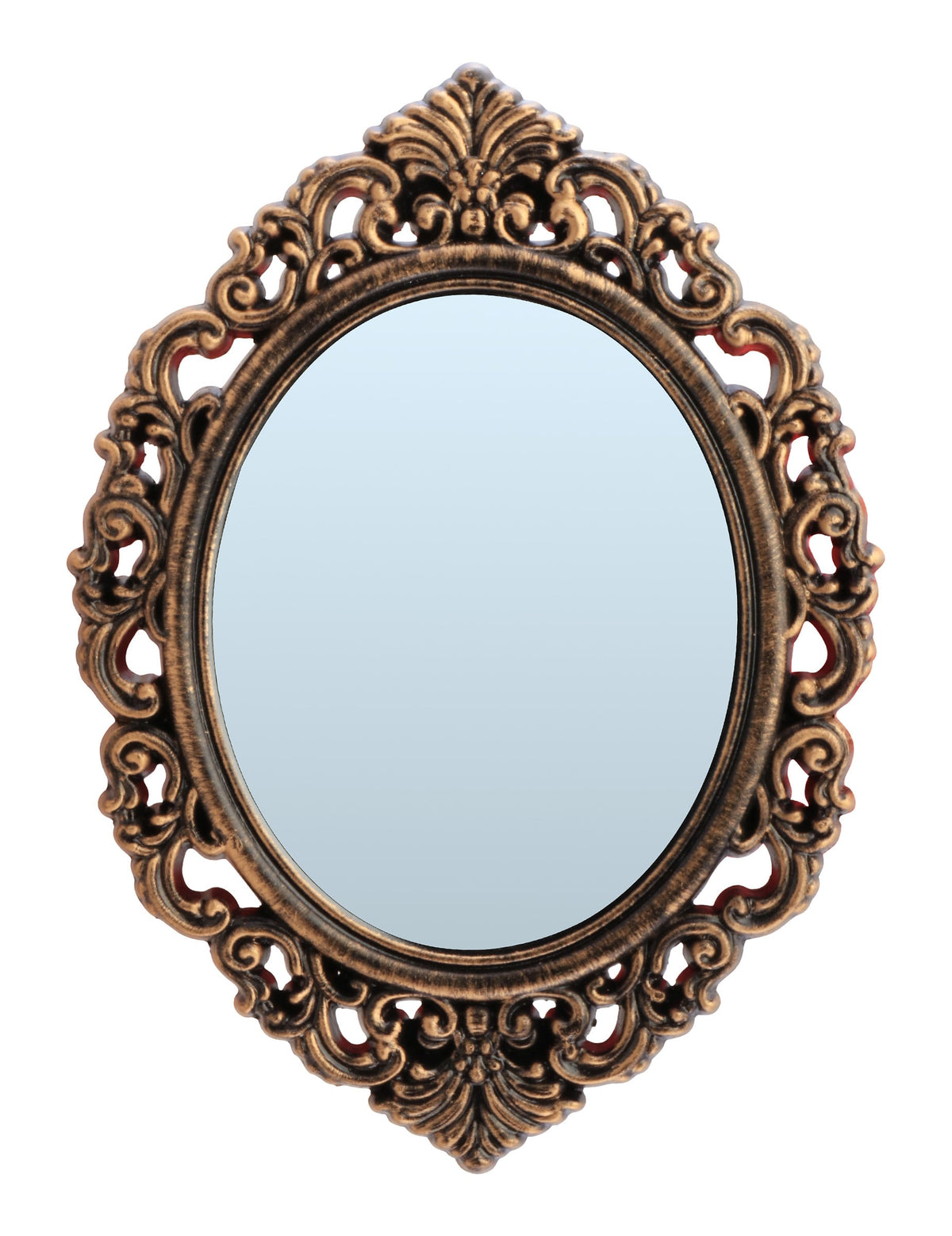 Pack décoration Bar Gothique Chic — Miroir noir et bronze antique 40cm