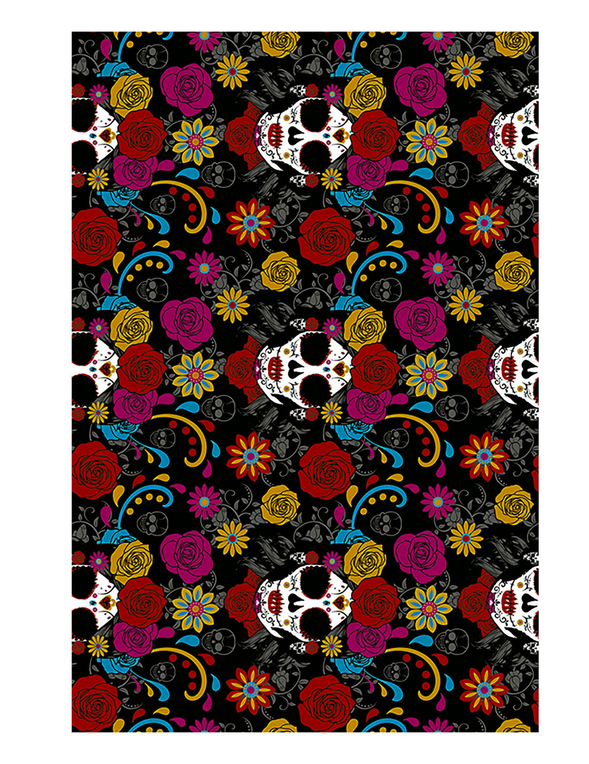 Nappe Catrina Dia de los muertos 137 x 274 cm