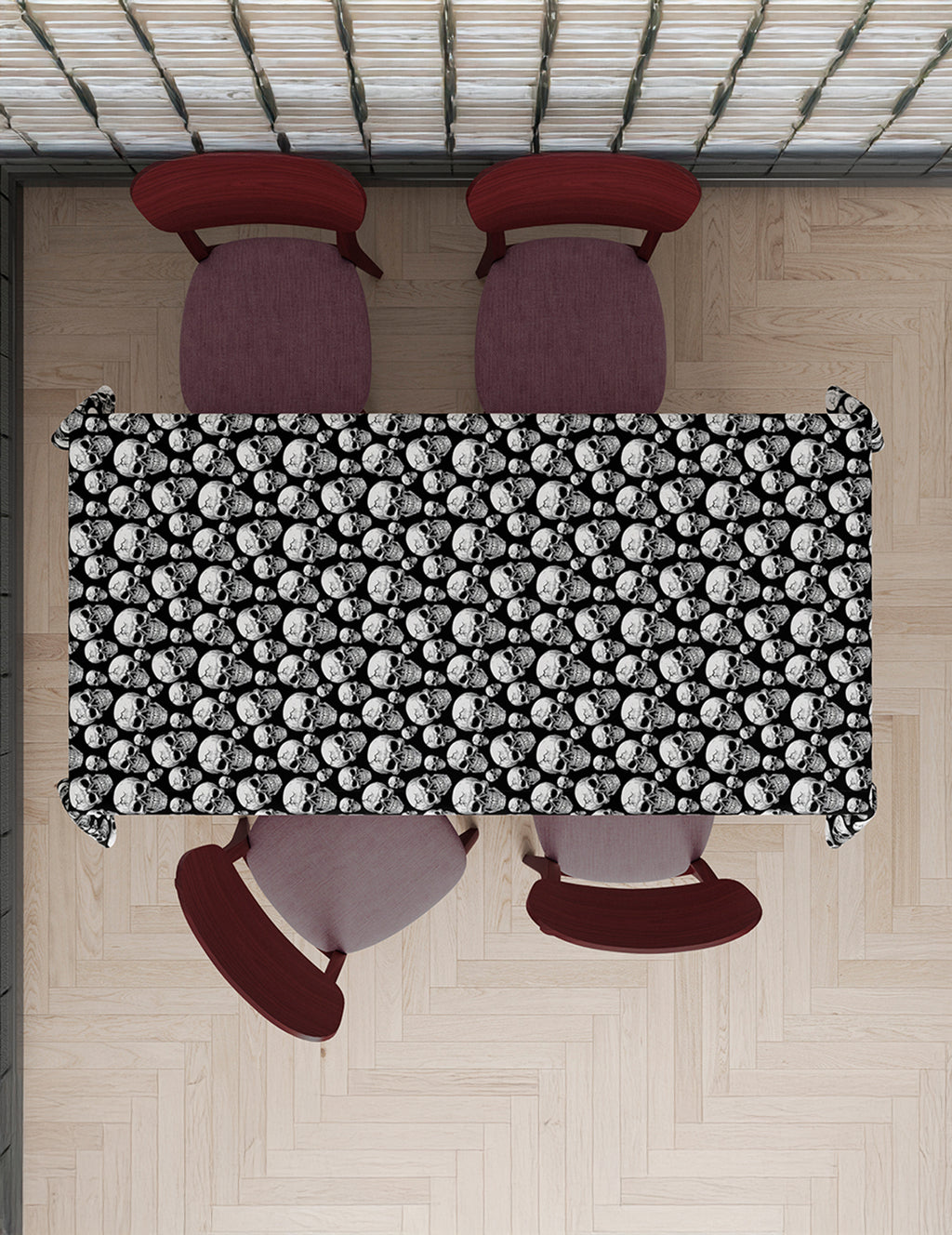 Nappe tête de mort 137 x 274 cm