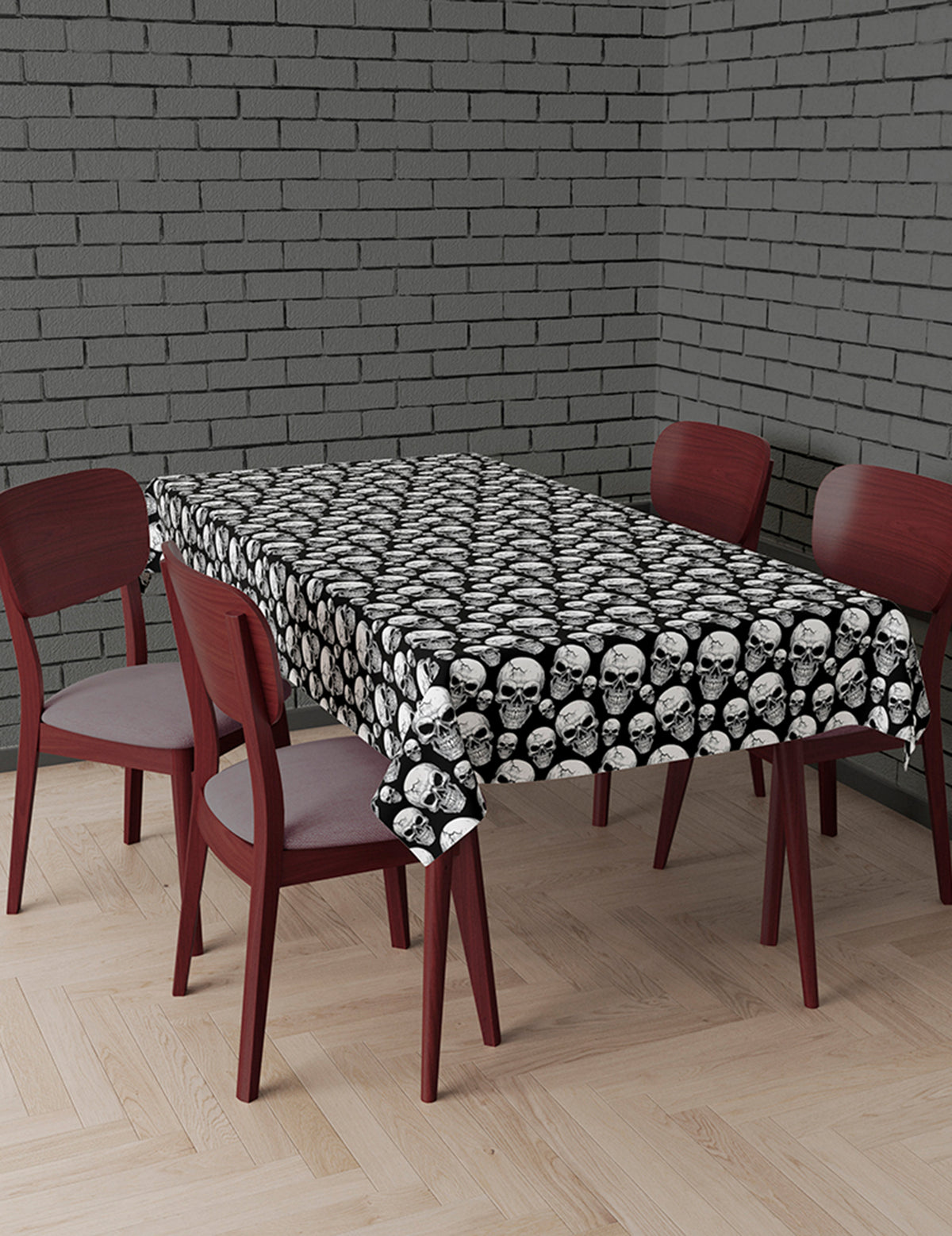 Nappe tête de mort 137 x 274 cm