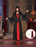 Illustration du Pack vampire élégant femme Halloween porté, décor non inclus