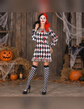 Illustration du Pack clown ensanglanté femme porté, décor non inclus