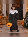 Illustration du Pack faucheuse terrifiante enfant Halloween porté, décor non inclus