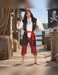 Illustration du Pack pirate corsaire homme porté, décor non inclus