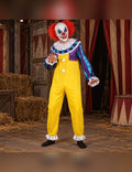 Illustration du Pack clown de film d'horreur adulte porté, décor non inclus