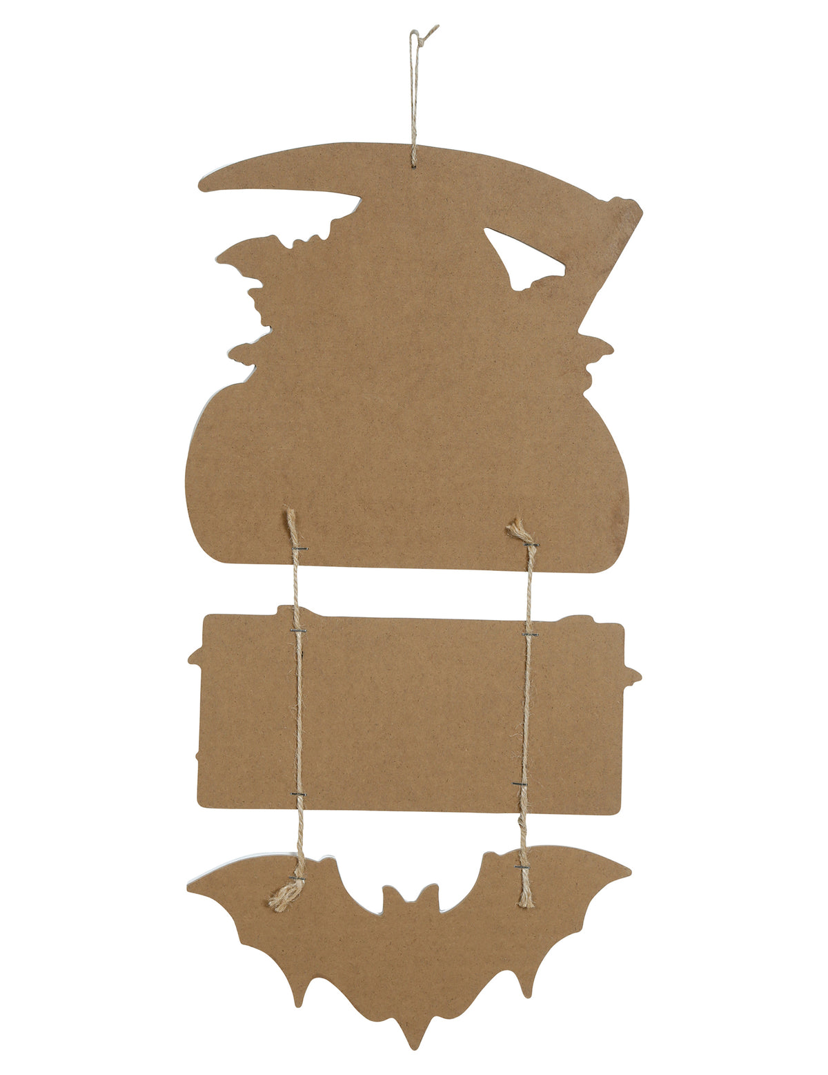 Pancarte Happy Halloween faucheuse en bois 60 cm