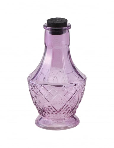 Fiole en verre violette 11,5 cm