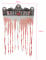 Rideau de porte Halloween 150 x 95 cm