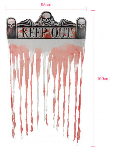 Rideau de porte Halloween 150 x 95 cm