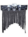 Rideau de porte tête de mort 90 x 30 cm