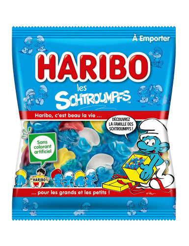Sachet Bonbons Schtroumpfs™ Haribo 120 g.
