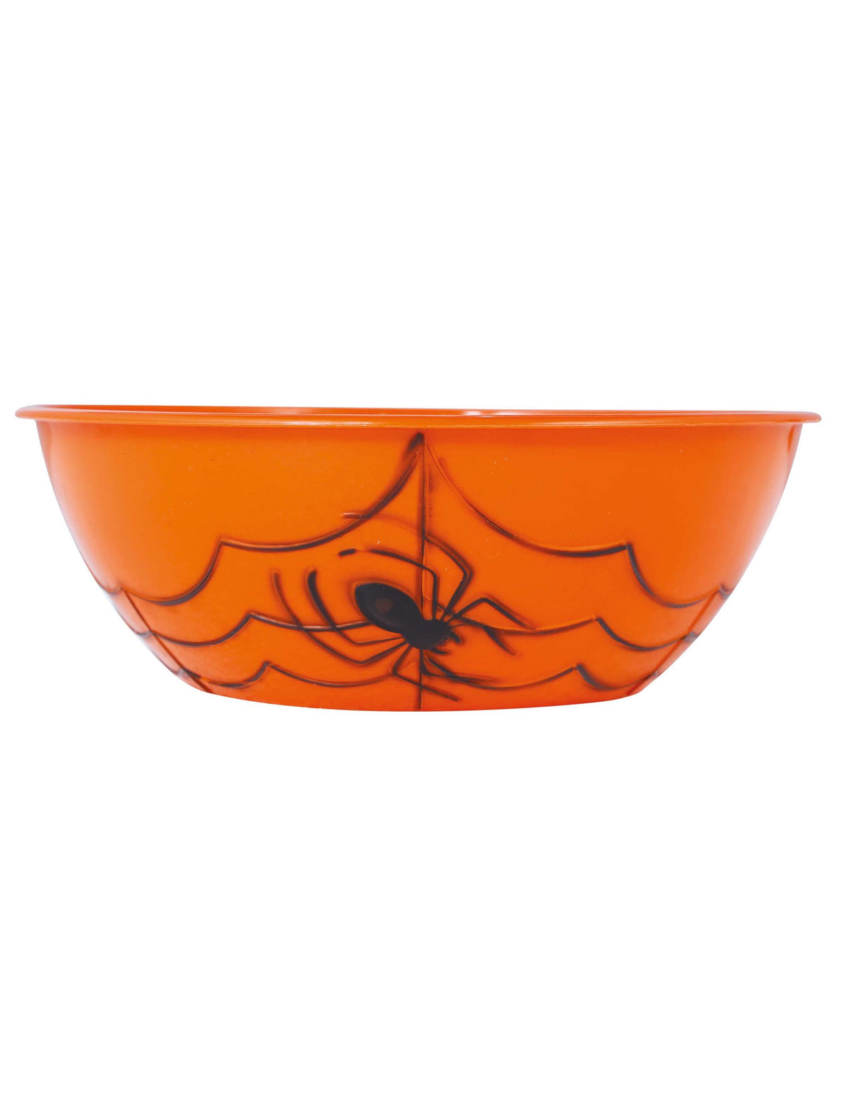 Saladier à bonbons en plastique orange Halloween