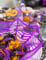 Saladier toile d'araignée violette 27 cm